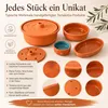 Tontopf mit Deckel 24cm – Kochtopf aus Ton Schmortopf, Produktbild-Vorschau 8