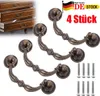 4er Möbelgriffe Schubladen Griff Vintage Stil Möbel Schrank Produktbild-Vorschau 1