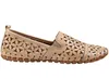 Gemini Damen Slipper Leder Mokassin floral Blumen Cutouts Produktbild-Vorschau 3
