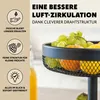 eluno Obstetagere, Brotkorb rund 2-stöckig, Obstschale, Produktbild-Vorschau 6