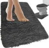 Ruhhy Badematten-Set - 3-teilig - Hochflor - grau - fur WC Produktbild-Vorschau 1