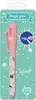 A pink magic pen with a unicorn and cat design on its packaging, which has a teal background with white stars. Produktbild-Vorschau