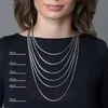 MATERIA 925 Silber Panzerkette Herren Damen - flache Kette Produktbild-Vorschau 4