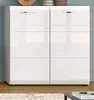 Kommode "Cover" in weiß Hochglanz Sideboard 80 x 81 cm Produktbild-Vorschau 2
