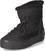 A black Calvin Klein snow boot is shown against a white background. Voir les images du produit