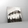 Bilder auf glas - Einteilig - Nebel Berg Wald - 30x30cm - Produktbild-Vorschau 4