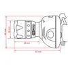 KS Tools Lampada frontale a LED con messa a fuoco CREE Anteprima dell’immagine prodotto 3