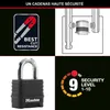 Zamek szyfrowy Master Lock ocynk 56mm czarny M178EURDLF Podgląd zdjęcia produktu 10