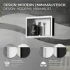LuxeBath Nicchia da parete in acciaio inox, 20x30x10 cm, Anteprima dell’immagine prodotto 3