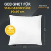 LILENO HOME Microfaser Kissen 60x60 cm [1er Set] bis 95 Produktbild-Vorschau 5