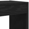 Boekenkast Zwart Eiken 40 x 30 x 198 cm Bewerkt hout Productafbeelding-voorbeeld 7