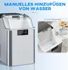 HOMCOM Eiswürfelmaschine, 2,1L Ice Maker Edelstahl 24 Produktbild-Vorschau 5