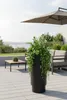Vaso da fiori ESCADA in fibra di vetro, nero, 35x90 cm Anteprima dell’immagine prodotto 4