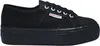 A studio shot of a single black Superga platform sneaker. Anteprima dell’immagine prodotto