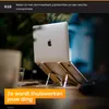 R2B LaptopStänder, Belüfteter Laptophalter, Faltbarer Produktbild-Vorschau 6