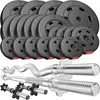 Hop-Sport Hantelset 105 kg 1x Langhantel-Stange, 1x SZ Produktbild-Vorschau 1
