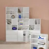 Libreria modulare decorativa in legno con 9 elementi, Anteprima dell’immagine prodotto 7