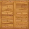 vidaXL Stół ogrodowy 110x110x75 cm z litego drewna Podgląd zdjęcia produktu 6