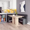 Eckbank AKIKO mit Tisch 196x142 links - Eckbankgruppe f r Produktbild-Vorschau 2