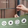 Klemmschienen Abschlussleiste für PE-Sichtschutzstreifen – Produktbild-Vorschau 2