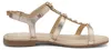 Ara Riemchensandaletten Damen 32313938373539 Gold 41 EU Produktbild-Vorschau 2