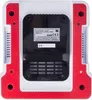 The underside of a white and red blender base with a label showing product information. Anteprima dell’immagine prodotto