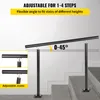 Balustrada Schodowa Vevor Aluminiowa 3-Stopiowa Czarna Ze Podgląd zdjęcia produktu 3