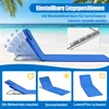 GOPLUS 2er Set Strandmattenset mit Tisch, Klappbar Produktbild-Vorschau 2