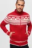 Brandit Norwegian Strickjacke Größe L Farbe Rot Produktbild-Vorschau 2