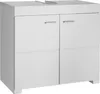 tectake® Waschbeckenunterschrank Idris 2 geräumige Fächer Produktbild-Vorschau 1
