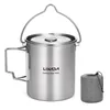Lixada Camping Pot Stainless Steel Titanium Cup Mug 750ml Náhled obrázku produktu 1