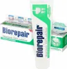 A product shot of Biorepair toothpaste and its packaging. Produktbild-Vorschau