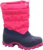 A single pink and navy boot for a toddler. Produktbild-Vorschau
