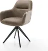 DELIFE Esszimmerstuhl Pejo-Flex Mikrofaser Taupe Vintage Produktbild-Vorschau 1