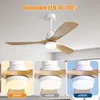 Sofucor 132 cm moderner gelber Deckenventilator mit Licht, Produktbild-Vorschau 7