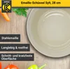 Karl Krüger 10128PAB Schüssel Sylt emailliert, blau, 28 cm Produktbild-Vorschau 2
