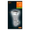 Product packaging for an outdoor LED wall light. Produktbild-Vorschau