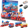 Řízený vlak s vagóny Mould King - 1502 prvků, trať, RC Náhled obrázku produktu 1