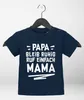 Baby T-Shirt kurzarm Spruch lustig Papa bleib ruhig ruf Produktbild-Vorschau 2