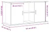 vidaXL Aquariumständer Altholz-Optik 121x41x58 cm Produktbild-Vorschau 8