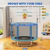 FUNTOK detská trampolína 140 cm s hojdačkou, sadou kruhov, Náhľad obrázku produktu 3