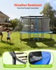 VEVOR trampolino da esterno a terra 305 x 305 cm con rete Anteprima dell’immagine prodotto 5