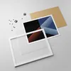 Gerahmtes Poster - Weißer Rahmen - Abstraktion Schwarz Blau Produktbild-Vorschau 4
