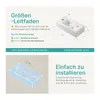 EMKE Lavabo mural en céramique 36.5×18×9 cm - Carré blanc Voir les images du produit 6