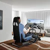 Wiltec Rennsimulator Racing Cockpit 71 x 136 x 108 cm, Auto Produktbild-Vorschau 2