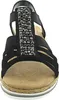 Rieker Keilsandaletten Damen 31373730393531 Schwarz 39 EU Produktbild-Vorschau 55