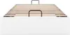 vidaXL Osmanská posteľ bez matraca biela 90x200 cm Imitácia Náhľad obrázku produktu 6