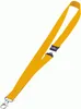DURABLE Textilband 20 mit Karabiner 10 St., 813704 gelb Produktbild-Vorschau 1