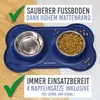 Silikon Napf mit Edelstahl Vorratsbehälter, 400ml, blau, Produktbild-Vorschau 2