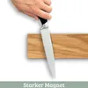 DELUKE® Magnetleiste Messer aus Eichenholz KYLO [STARKER Produktbild-Vorschau 5